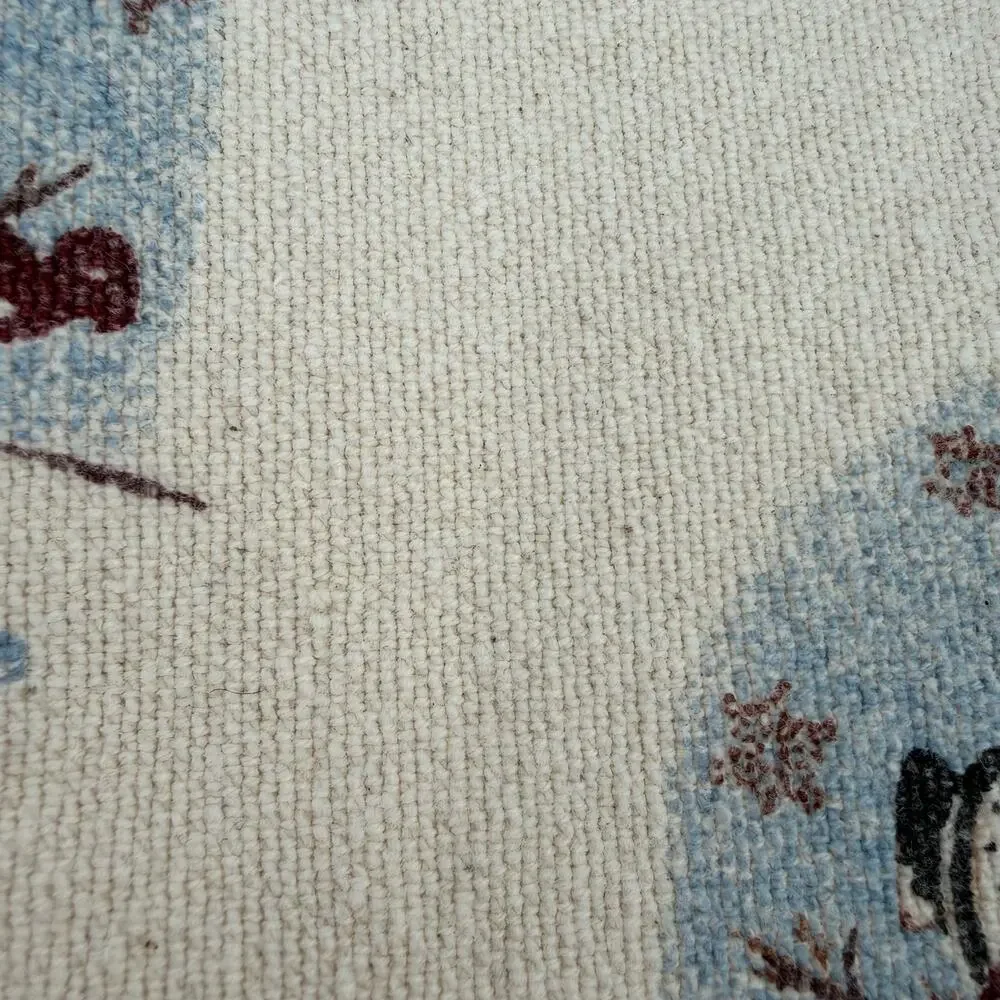 VTG Tapestry Christmas Placemats Set 8 Snowman Family Table Linen Set Homespun